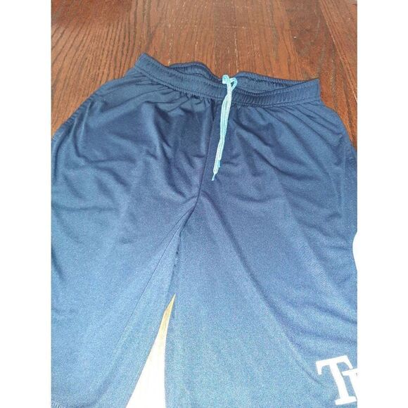 Small TX3 Cool MLB Tampa Bay Ray Florida Casual Athletic Shorts Drawstring Waist - Picture 3 of 5